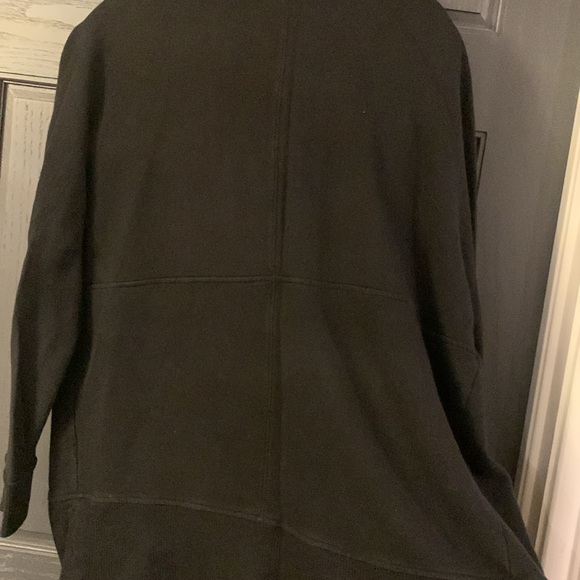 Gap size M/L black cardi with ribbed collar/edges - Picture 3 of 5